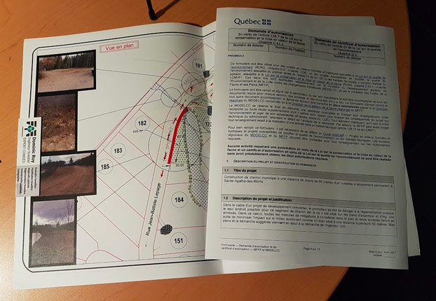 Demande d’autorisation et demande de certificat d’autorisation Demande d’autorisation et demande de certificat d’autorisation